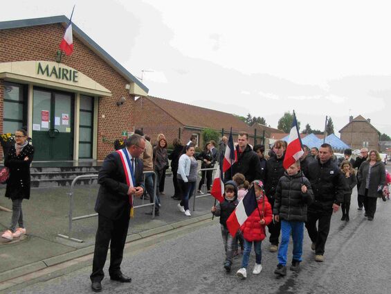 Lundi 8 mai 2017, commémoration à Haynecourt