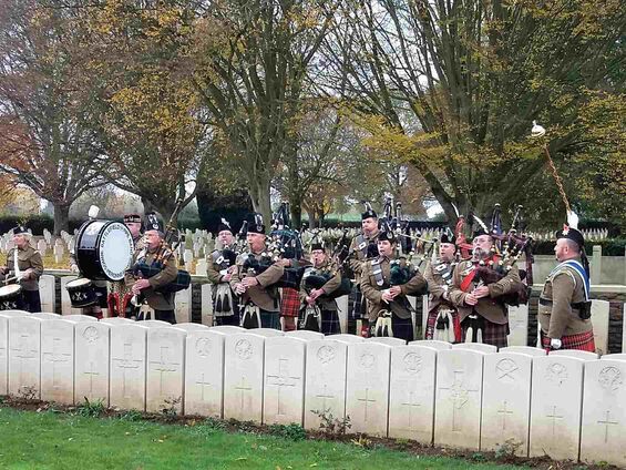 2017.11.20. Commémoration au cimetière allemand à Cambrai