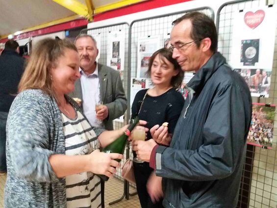 Vendredi 19 octobre 2018, Remise officielle du chèque pour Julien