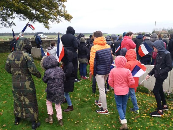 Lundi 11 novembre 2019, Commémoration de l'armistice à Haynecourt