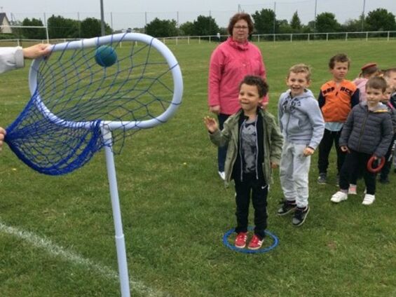 Lundi 3 juin 2019, Rencontres sportives pour les maternelles avec l'USEP à Cambrai