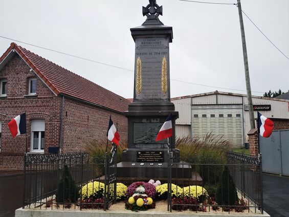 Lundi 11 novembre 2019, Commémoration de l'armistice à Haynecourt