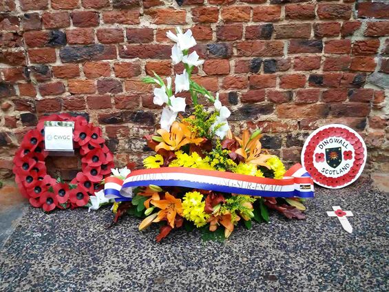 11.11.2017. Cantaing sur l'Escaut, inauguration du mémorial Mackintosk