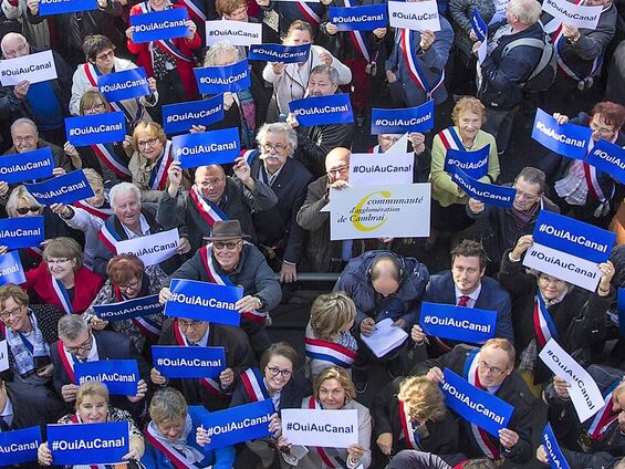 Mobilisation des élus le mardi 2 octobre 2017 à Amiens