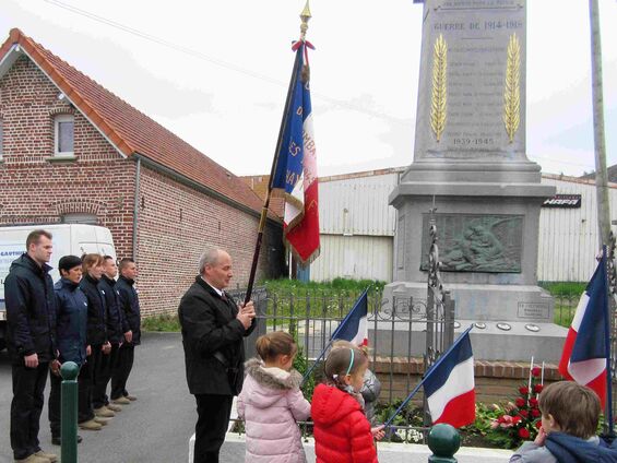 Lundi 8 mai 2017, commémoration à Haynecourt