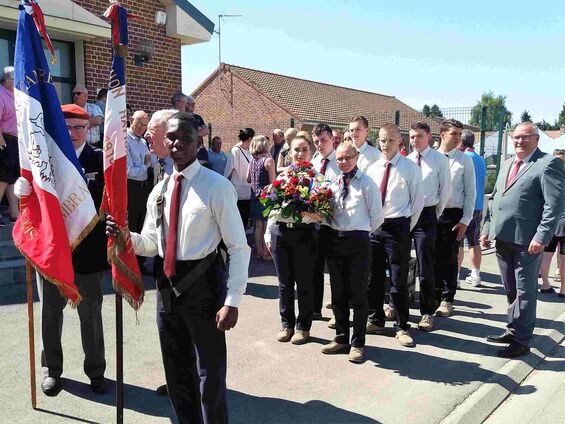 Mardi 8 mai 2018, Commémoration de l'armistice à Haynecourt
