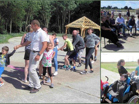 Vendredi 14 juillet 2017, Jeux sur le terrain omnisports d'Haynecourt