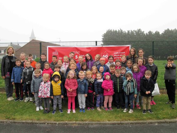 Mardi 15 mai 2018, Parcours du cœur scolaire à Haynecourt
