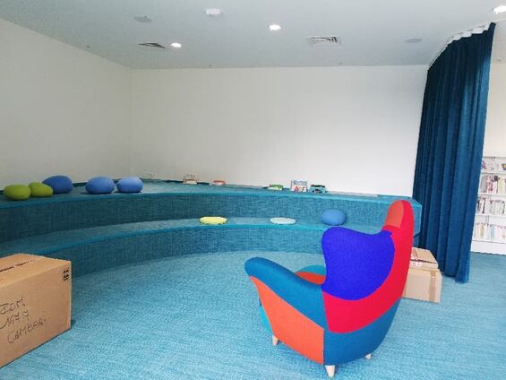 Vendredi 21 juin 2019, Visite de la nouvelle médiathèque de Cambrai : le Labo Culturel par les élèves de la classe des CM1-CM2 du R.P.I. Haynecourt-Sancourt-Blécourt