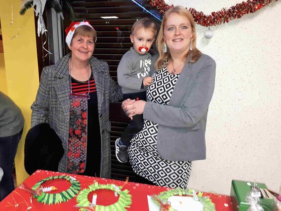 Mardi 19 décembre 2017, Noël avec les élèves du R.P.I