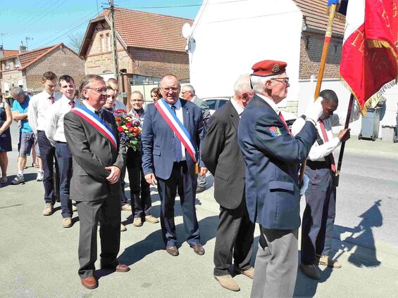 Mardi 8 mai 2018, Commémoration de l'armistice à Haynecourt