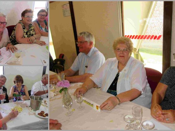 Dimanche 9 juillet 2017, Mme le maire d'Abancourt à la ducasse d'Haynecourt