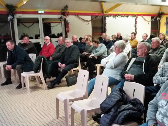 Jeudi 6 décembre 2018, Réunion publique à Haynecourt