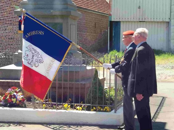 Mardi 8 mai 2018, Commémoration de l'armistice à Haynecourt