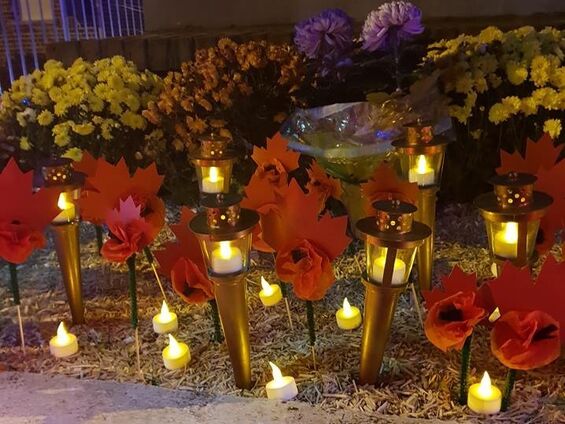 Samedi 10 novembre 2018, Veillée de commémoration de l'armistice à Haynecourt