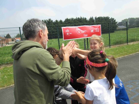 Mardi 15 mai 2018, Parcours du cœur scolaire à Haynecourt