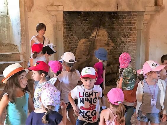 Lundi 2 juillet 2018, Sortie du RPI au château d'Olhain