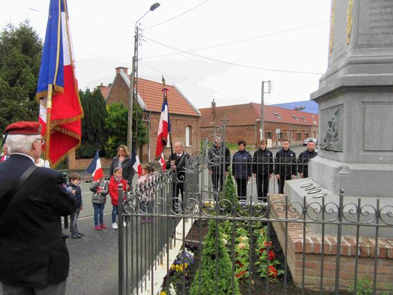 Lundi 8 mai 2017, commémoration à Haynecourt