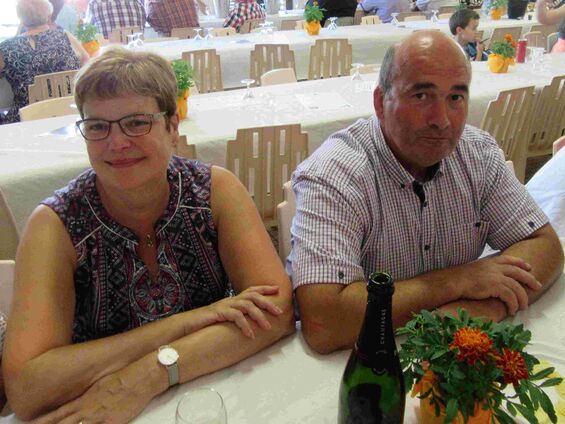 Dimanche 8 juillet 2018, Ducasse à Haynecourt ... Yvette Blanchard, maire d'Hem-Lenglet