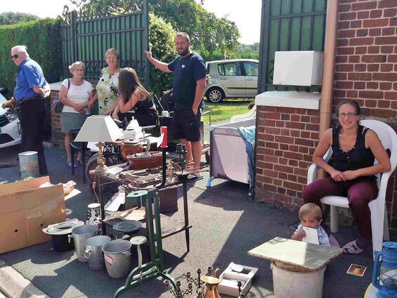 Samedi 7 juillet 2018, la brocante à Haynecourt