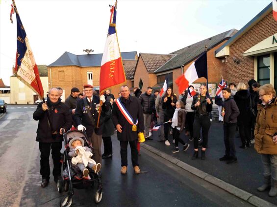 Samedi 10 novembre 2018, Veillée de commémoration de l'armistice à Haynecourt