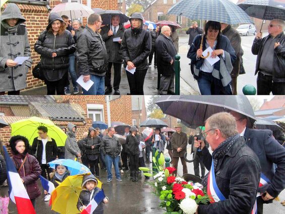 Samedi 11 novembre 2017, Commémoration à Haynecourt