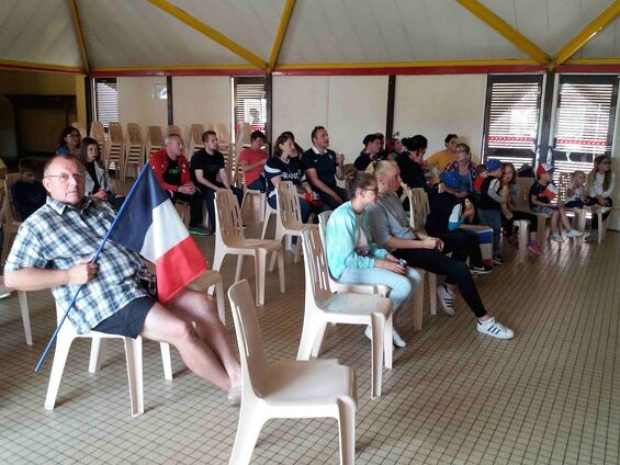 Samedi 16 juin 2018, Retransmission du match France-Australie durant la coupe du monde de football à Haynecourt