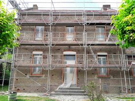 Travaux de ravalement sur l'ancien presbytère
