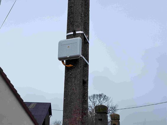 Travaux de raccordement de la fibre optique à Haynecourt en 2018