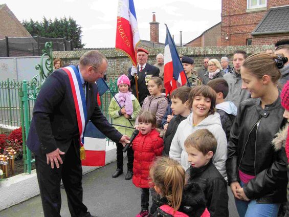 Mercredi 11 novembre 2015, Commémoration de l'armistice à Haynecourt