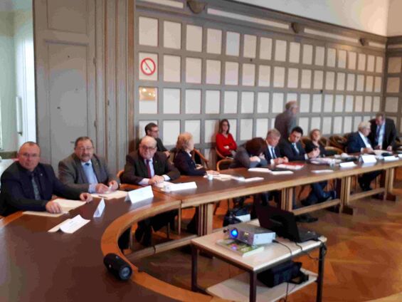 Réunion du syndicat mixte de la reconversion de l'ex-BA103 du 30 janvier 2018