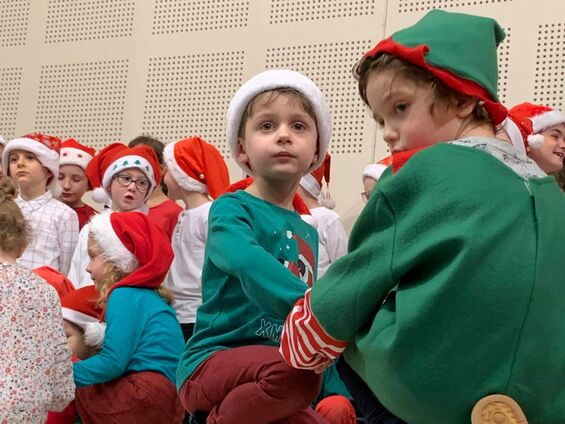 Mardi 17 décembre 2019, Arbre de Noël des classes du R.P.I.d'Haynecourt-Sancourt-Blécourt