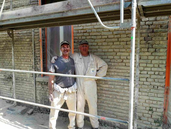 Travaux sur l'ancien presbytère, novembre 2016