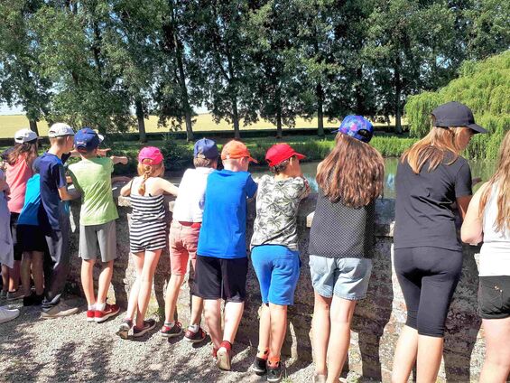 Lundi 2 juillet 2018, Sortie du RPI au château d'Olhain