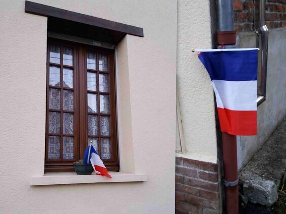 Samedi 10 et dimanche 11 novembre 2018, Un drapeau sur chaque maison à Haynecourt