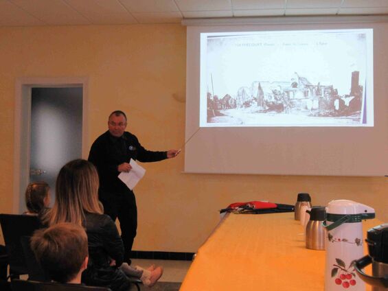 Samedi 10 novembre 2018, Veillée de commémoration de l'armistice à Haynecourt