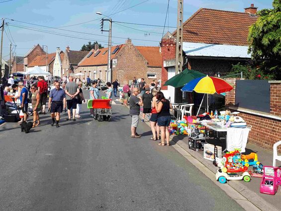 Samedi 7 juillet 2018, la brocante à Haynecourt