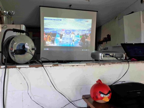 Samedi 30 juin 2018, Retransmission du match France-Argentine durant la coupe du monde de football à Epinoy