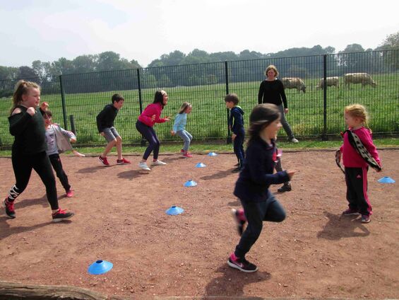 Mardi 15 mai 2018, Parcours du cœur scolaire à Haynecourt