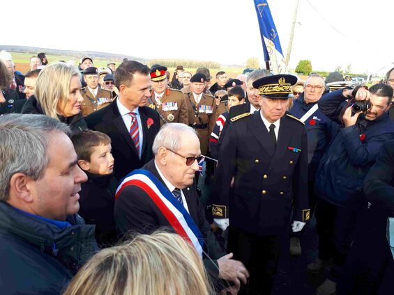 2017.11.25. Inauguration du musée "Cambrai Tank 1917" à Flesquières