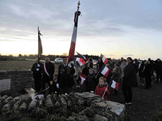Samedi 10 novembre 2018, Veillée de commémoration de l'armistice à Haynecourt