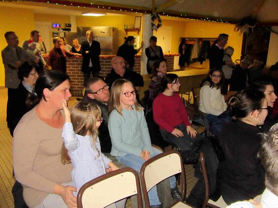 Mercredi 21 décembre 2016, l'arbre de Noël à Haynecourt