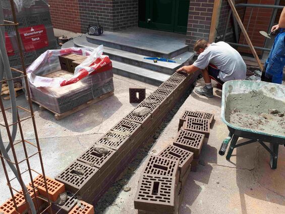 Travaux à l'école d'Haynecourt, juillet 2017