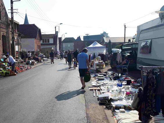 Samedi 7 juillet 2018, la brocante à Haynecourt