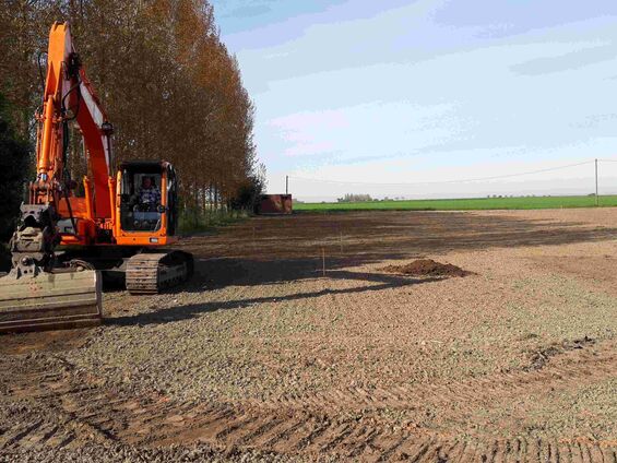 Création du terrain omnisports d'Haynecourt en 2016