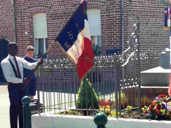 Mardi 8 mai 2018, Commémoration de l'armistice à Haynecourt
