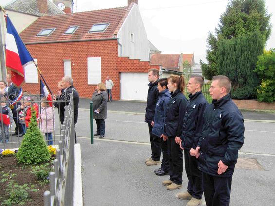 Lundi 8 mai 2017, commémoration à Haynecourt
