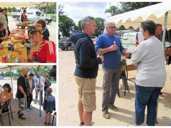 Vendredi 14 juillet 2017, Jeux sur le terrain omnisports d'Haynecourt