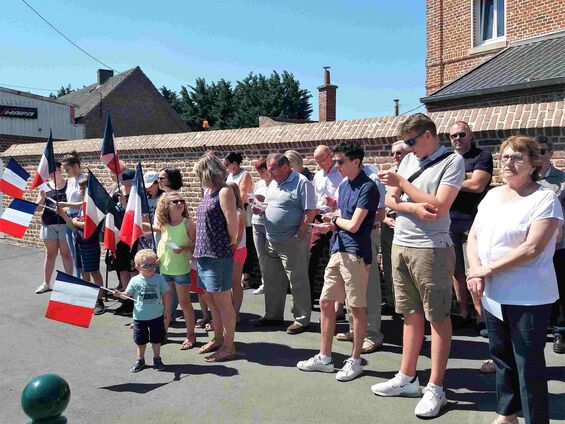 Mardi 8 mai 2018, Commémoration de l'armistice à Haynecourt