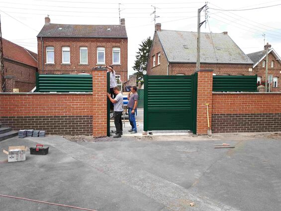 Travaux à l'école d'Haynecourt, juillet 2017